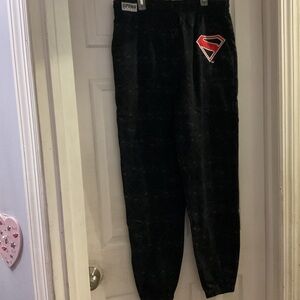 DC Comics Superman Black Joggers